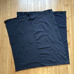 Lululemon Vinyasa Scarf rulu black hyper stripe grey black